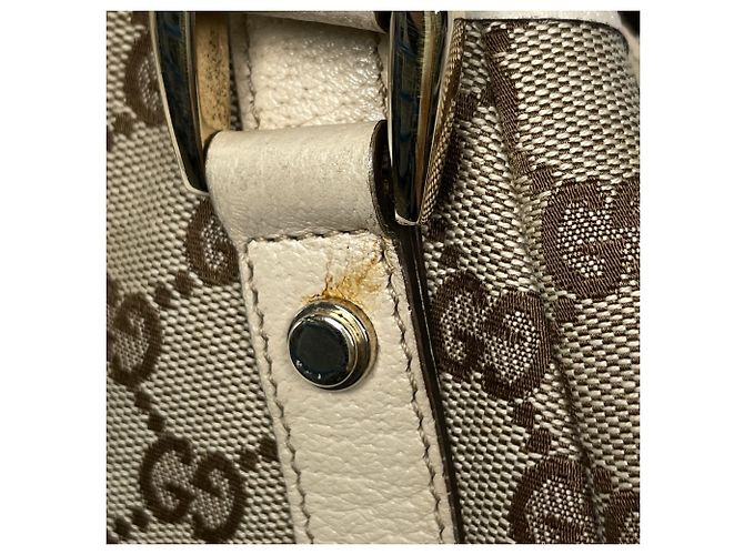 Gucci Tote Bag aus beigem GG Canvas - Ansicht 4