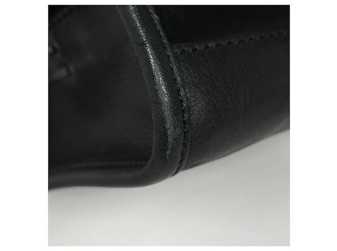Borsa a mano Loewe Amazona 28 Anagram in camoscio Nero - vista 3
