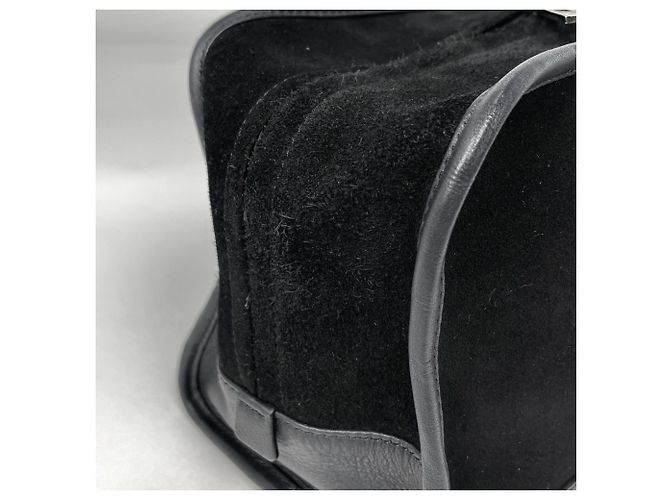 Borsa a mano Loewe Amazona 28 Anagram in camoscio Nero - vista 4