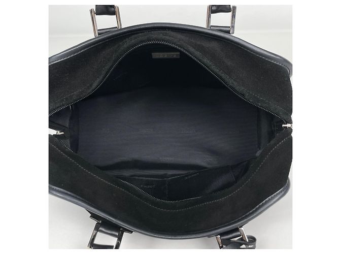 Borsa a mano Loewe Amazona 28 Anagram in camoscio Nero - vista 7