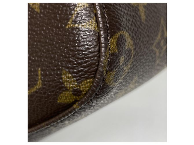Borsa a tracolla Louis Vuitton Looping MM Marrone - vista 3