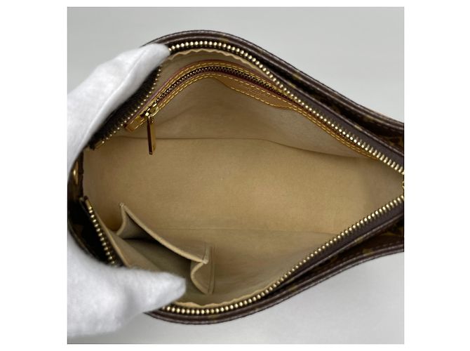 Borsa a tracolla Louis Vuitton Looping MM Marrone - vista 6