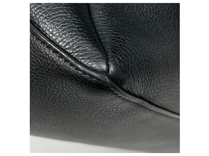 Fendi Louis Large 2-Way Lederhandtasche Schwarz - Ansicht 6