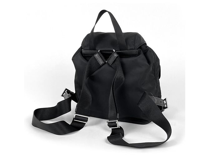 Zaino Prada in nylon e pelle Nero - vista 2