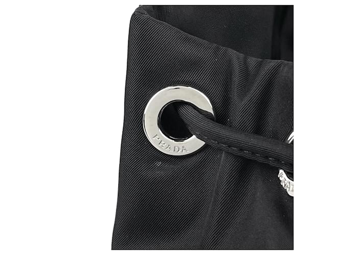 Zaino Prada in nylon e pelle Nero - vista 7