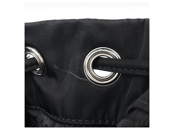 Zaino Prada in nylon e pelle Nero - vista 8