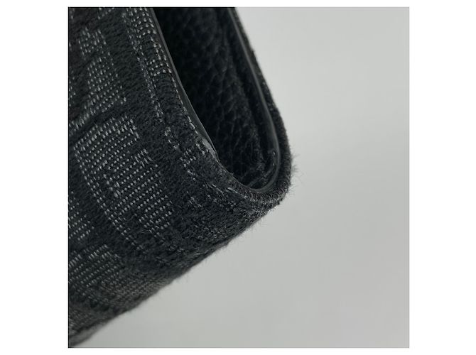 Portafoglio Saddle con patta lunga Christian Dior Nero - vista 3