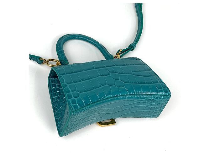 Bolsa Balenciaga Hourglass XS Verde - vista 2