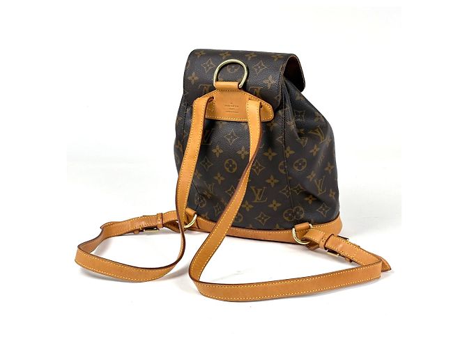 Zaino Louis Vuitton Montsouris MM Marrone - vista 2