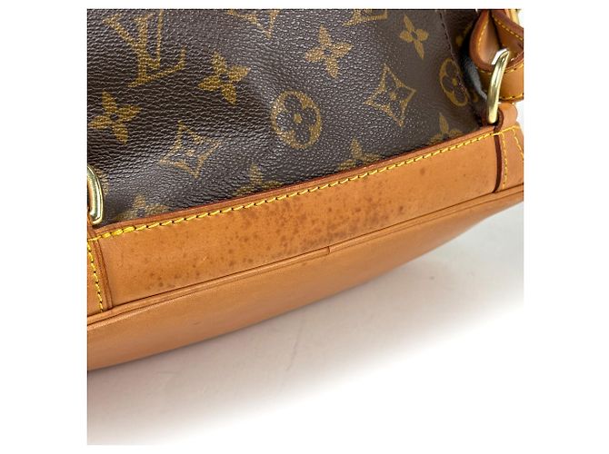 Zaino Louis Vuitton Montsouris MM Marrone - vista 5