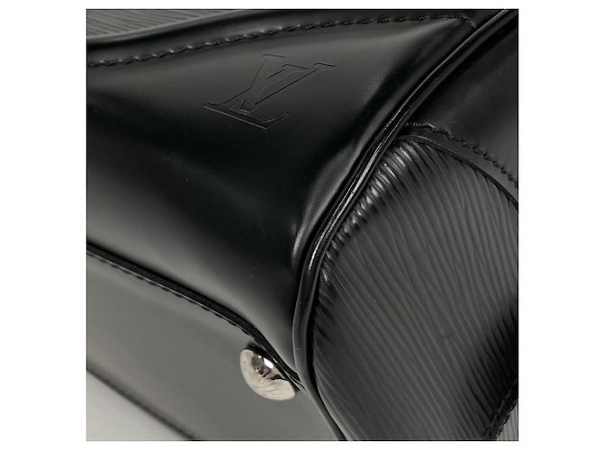 Louis Vuitton Bowling Montaigne PM Handtasche Schwarz - Ansicht 3
