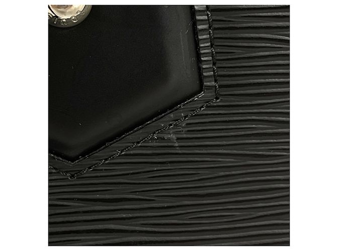 Louis Vuitton Bowling Montaigne PM Handtasche Schwarz - Ansicht 4