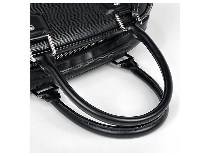 Louis Vuitton Bowling Montaigne PM Handtasche Schwarz - Ansicht 5