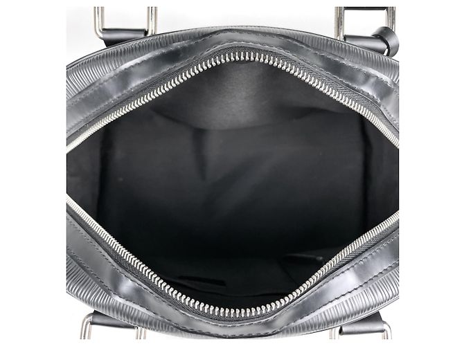 Louis Vuitton Bowling Montaigne PM Handtasche Schwarz - Ansicht 7