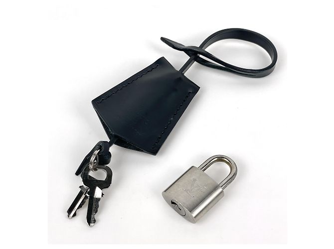 Louis Vuitton Bowling Montaigne PM Handtasche Schwarz - Ansicht 8