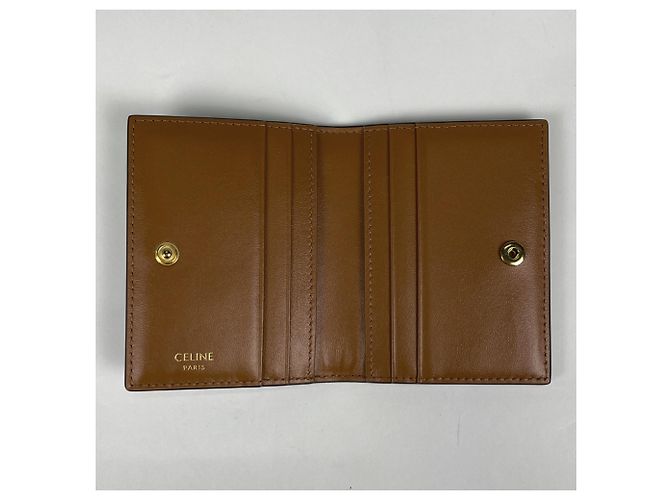 Céline Portacarte bifold Triomphe Celine - vista 5
