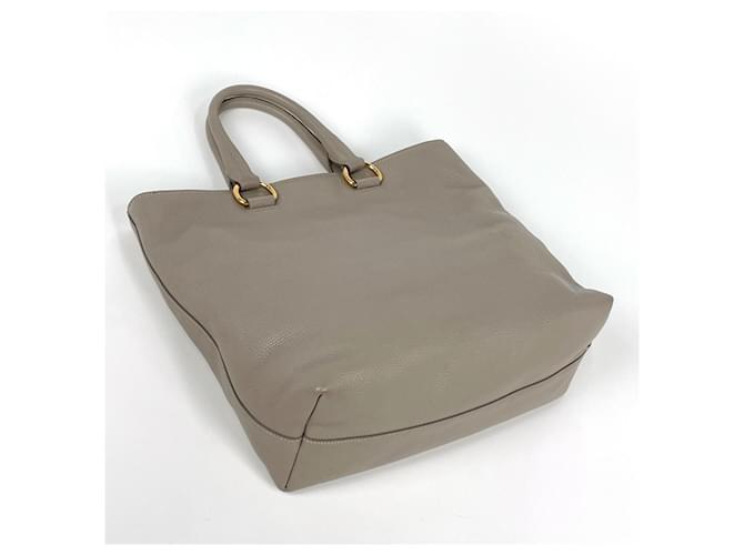 Prada 2-Way Lederhandtasche Beige - Ansicht 2