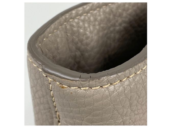 Prada 2-Way Lederhandtasche Beige - Ansicht 4
