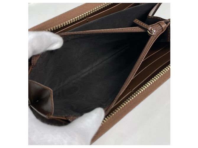 Cartera larga Gucci Beige GG Supreme - vista 6