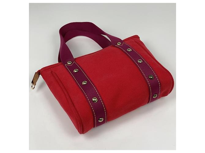 Antigua Borsa Louis Vuitton Cabas PM Rosso - vista 2