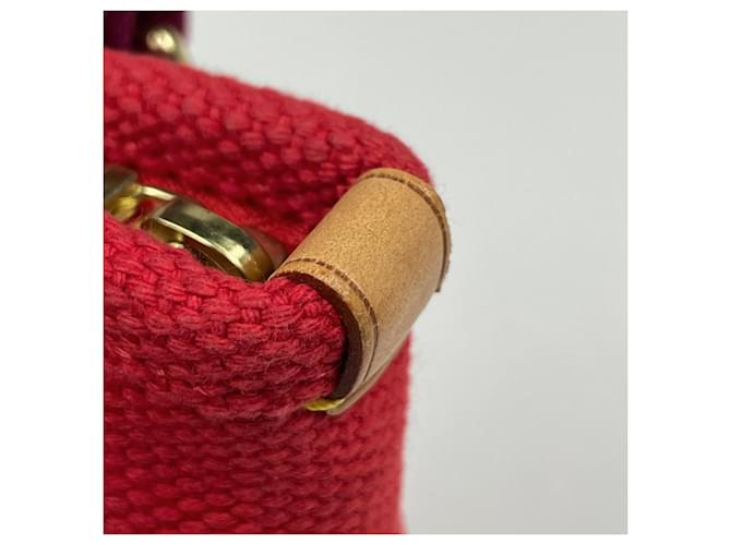 Antigua Borsa Louis Vuitton Cabas PM Rosso - vista 4