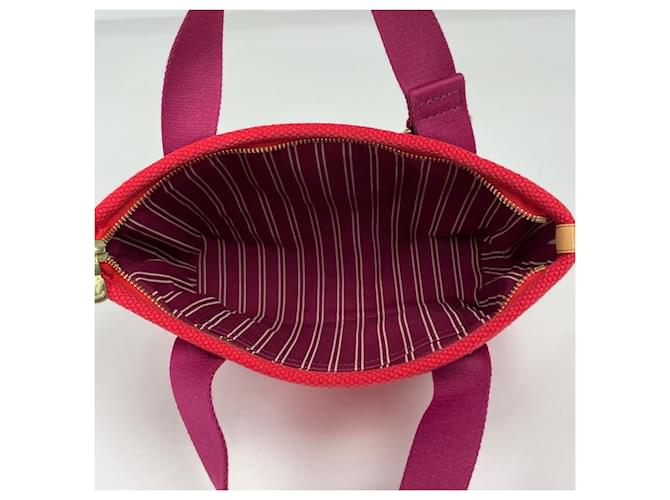 Antigua Borsa Louis Vuitton Cabas PM Rosso - vista 8