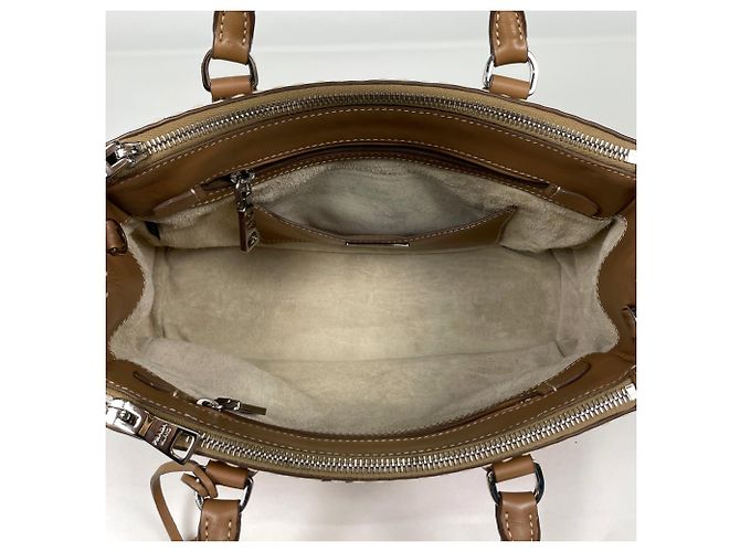 Sac à main Prada Galleria Marron - vue 8
