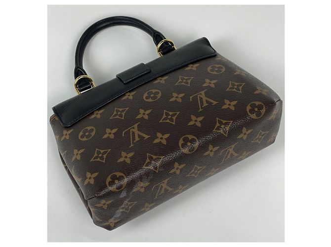 Borsa Louis Vuitton Rocky BB Marrone Nero - vista 2