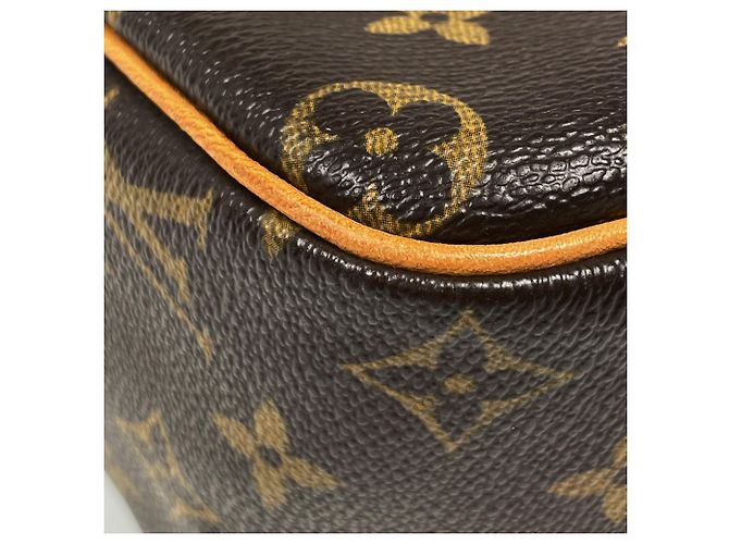 Borsa a tracolla Louis Vuitton Cite MM Marrone - vista 3