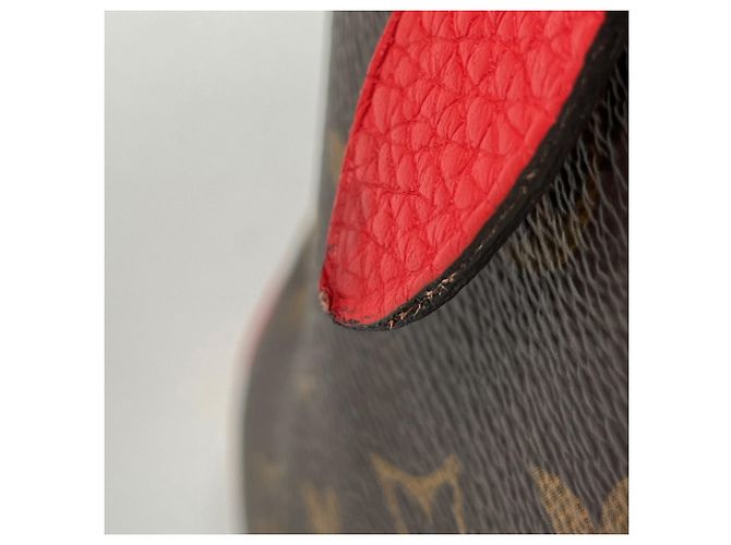 Borsa Louis Vuitton Retiro Marrone Rosso - vista 4