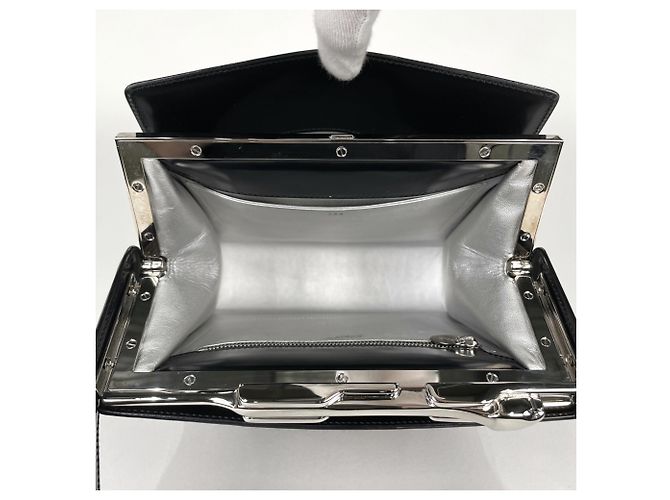 Borsa a mano Cartier in pelle nera Nero - vista 6