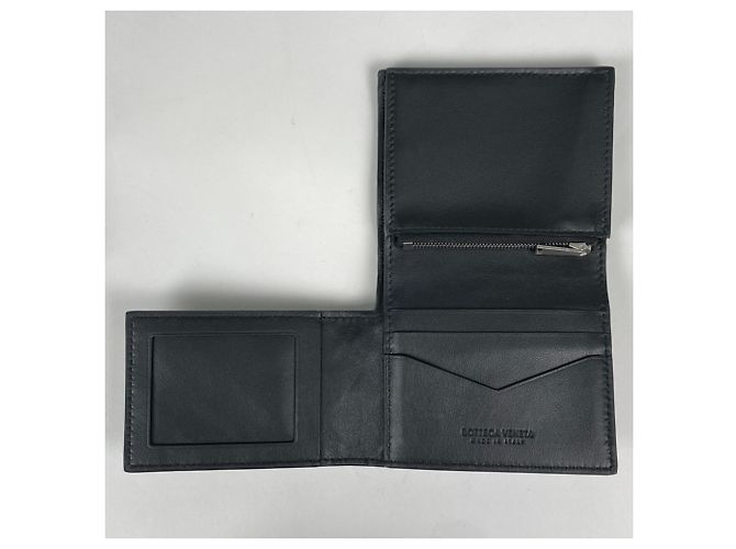 Portafoglio bi-fold Bottega Veneta nero - vista 6