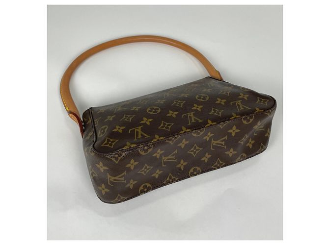 Borsa a tracolla Louis Vuitton Mini Looping Marrone Monogramma - vista 2