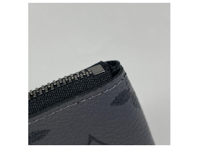 Portamonete da uomo Louis Vuitton in Monogram Eclipse Nero Monogramma - vista 4
