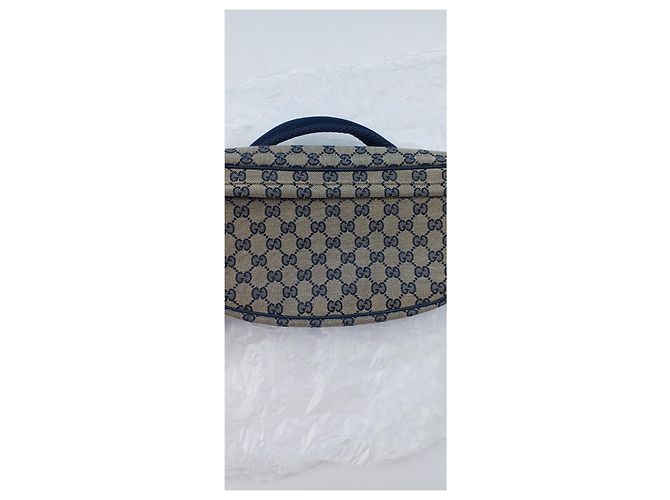 Marsupio Gucci Monogram Beige e Blu Blu scuro - vista 18