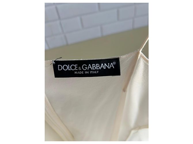 Vestido de encaje blanco Dolce & Gabbana - vista 5