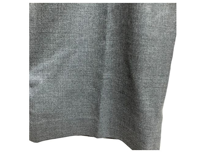 Autre Marque Grace Class weite Hose aus Wolle Braun - Ansicht 5