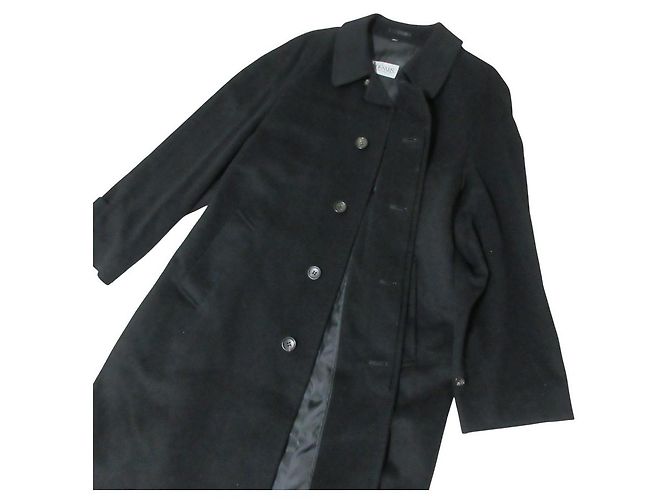 Autre Marque Abrigo DESARS Tsubame Coat Cashmere Long Single Collar Coat Negro - vista 6