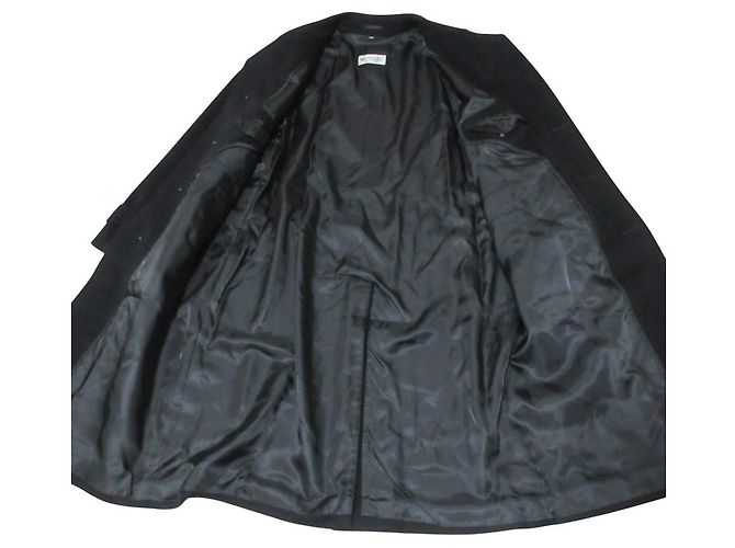 Autre Marque Abrigo DESARS Tsubame Coat Cashmere Long Single Collar Coat Negro - vista 7