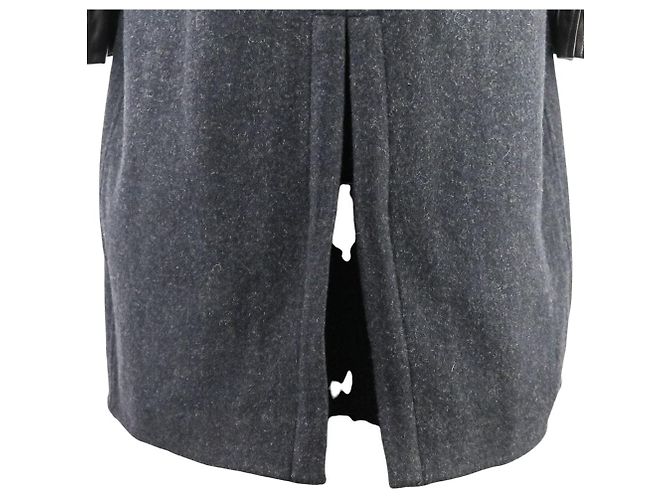 Ralph Lauren Black Label Trench Coat in pelle e Melton - vista 11