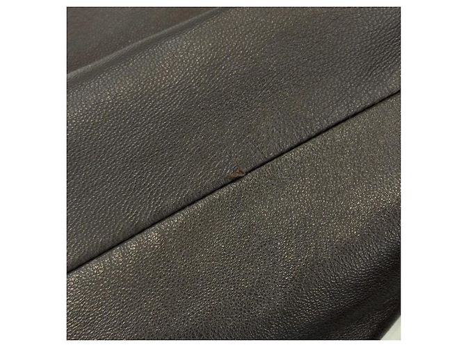 Ralph Lauren Black Label Trench Coat in pelle e Melton - vista 17