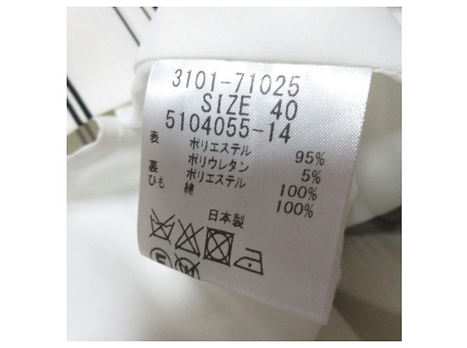 Autre Marque Vestido midi a rayas Lautreamont Negro Blanco - vista 8
