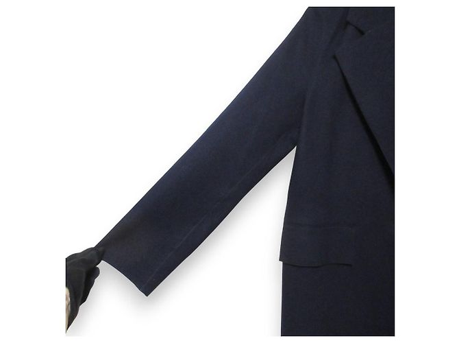 Autre Marque Abrigo de mezcla de lana ADORE Azul Azul marino - vista 6