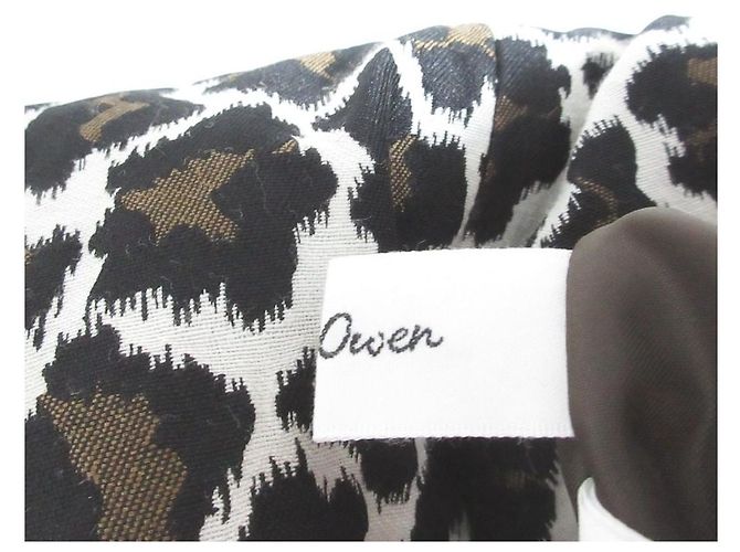 Autre Marque Falda Semi Flare de Leopardo Mila Owen Beige - vista 5