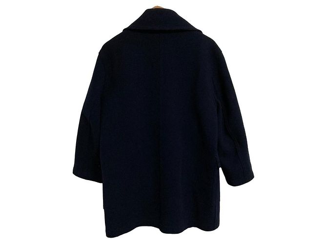Autre Marque Abrigo de lana melton JUNKO SHIMADA Azul Azul marino - vista 2