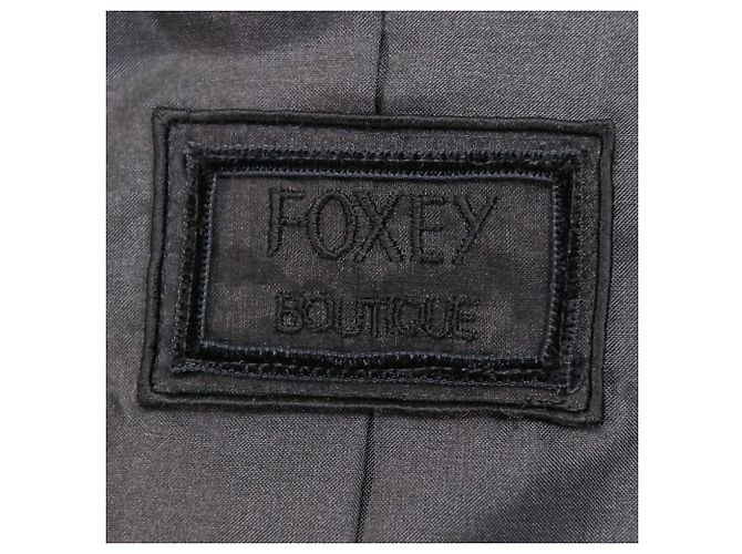Autre Marque Abrigo FOXEY Coat Boulogne Long Coat Negro - vista 10