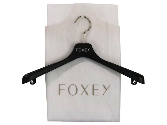 Autre Marque Abrigo FOXEY Coat Boulogne Long Coat Negro - vista 15