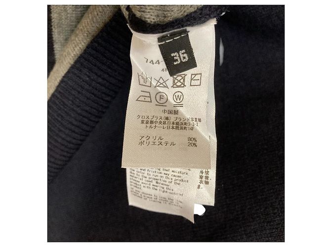 Autre Marque ATSURO TAYAMA Pullover de punto con capucha Azul - vue 4