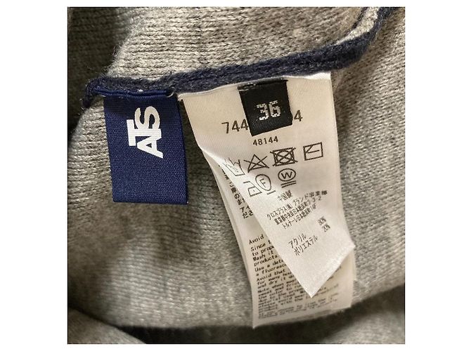 Autre Marque ATSURO TAYAMA Pullover de punto con capucha Azul - vue 5