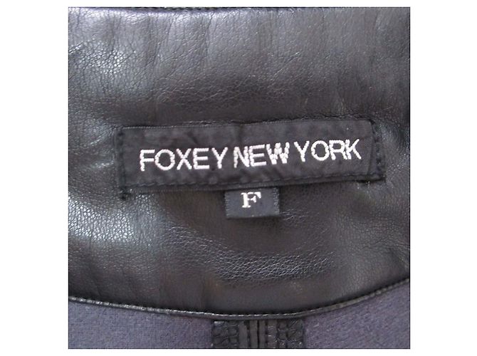 Autre Marque Abrigo de piel sintética FOXEY NEW YORK Negro - vista 8